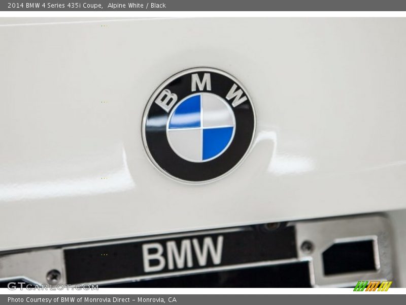 Alpine White / Black 2014 BMW 4 Series 435i Coupe