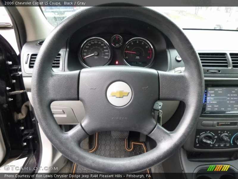 Black / Gray 2006 Chevrolet Cobalt LS Coupe