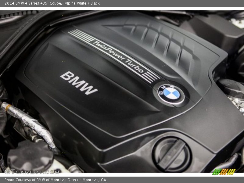 Alpine White / Black 2014 BMW 4 Series 435i Coupe