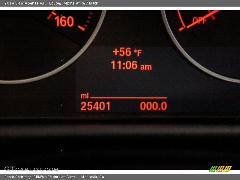 Alpine White / Black 2014 BMW 4 Series 435i Coupe