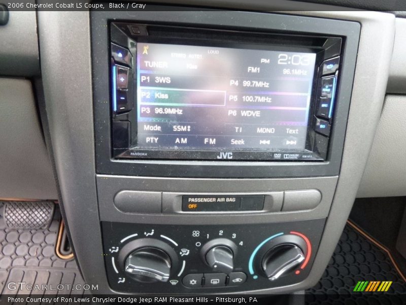 Black / Gray 2006 Chevrolet Cobalt LS Coupe