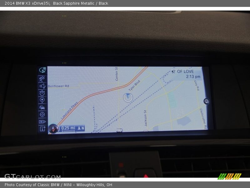Black Sapphire Metallic / Black 2014 BMW X3 xDrive35i