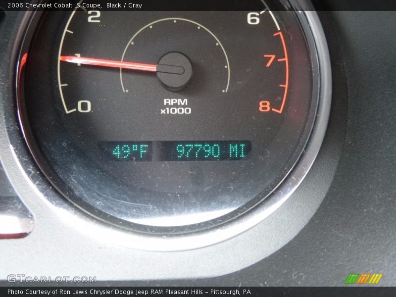 Black / Gray 2006 Chevrolet Cobalt LS Coupe