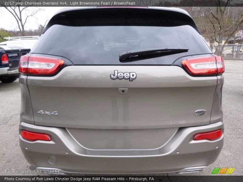 Light Brownstone Pearl / Brown/Pearl 2017 Jeep Cherokee Overland 4x4