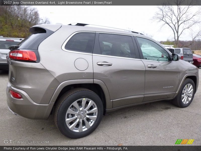 Light Brownstone Pearl / Brown/Pearl 2017 Jeep Cherokee Overland 4x4