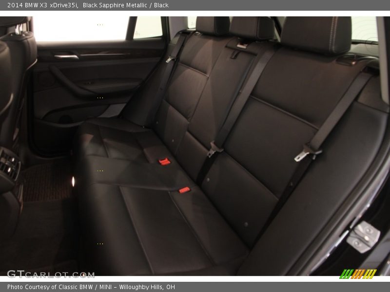 Black Sapphire Metallic / Black 2014 BMW X3 xDrive35i