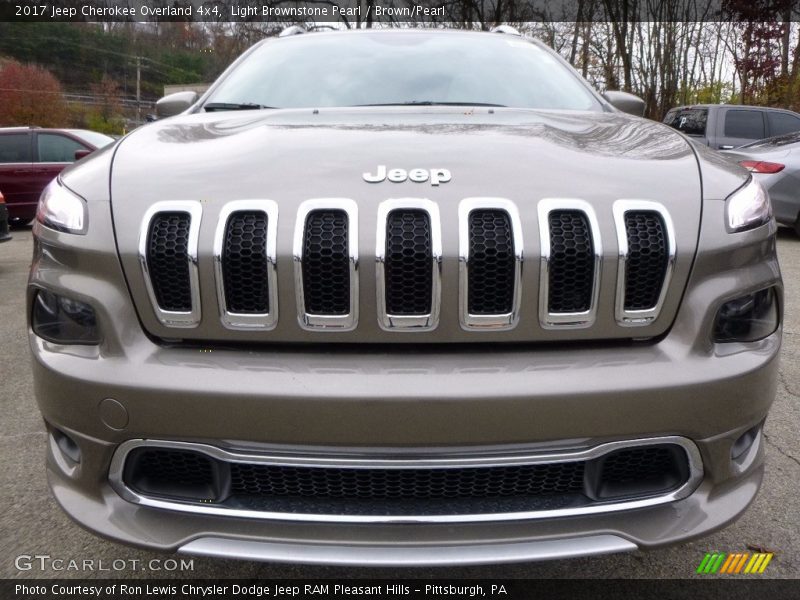  2017 Cherokee Overland 4x4 Light Brownstone Pearl