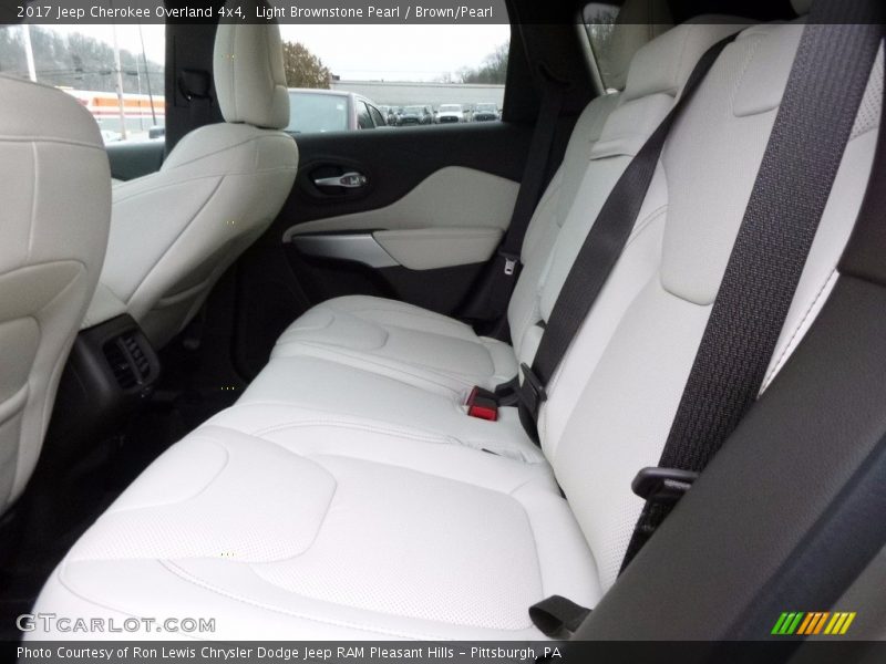 Rear Seat of 2017 Cherokee Overland 4x4