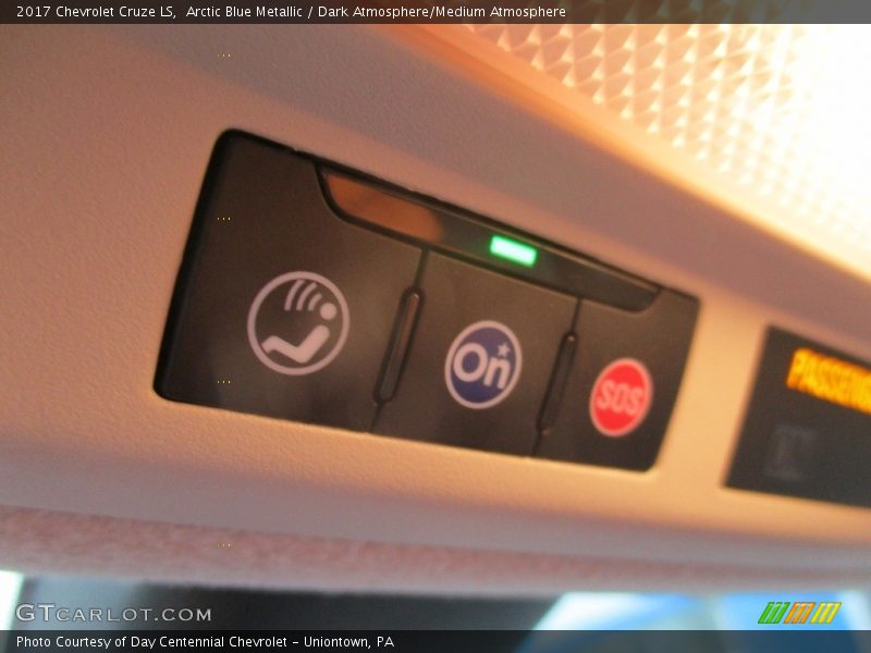 Arctic Blue Metallic / Dark Atmosphere/Medium Atmosphere 2017 Chevrolet Cruze LS