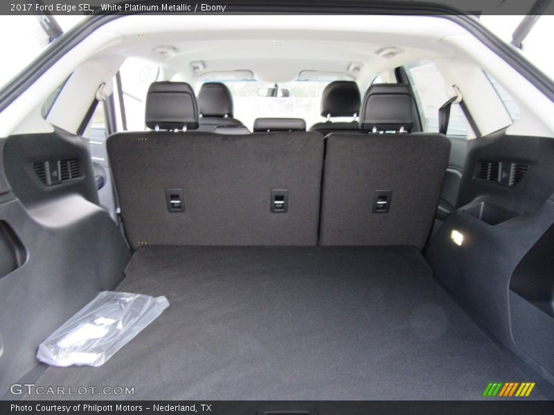 White Platinum Metallic / Ebony 2017 Ford Edge SEL