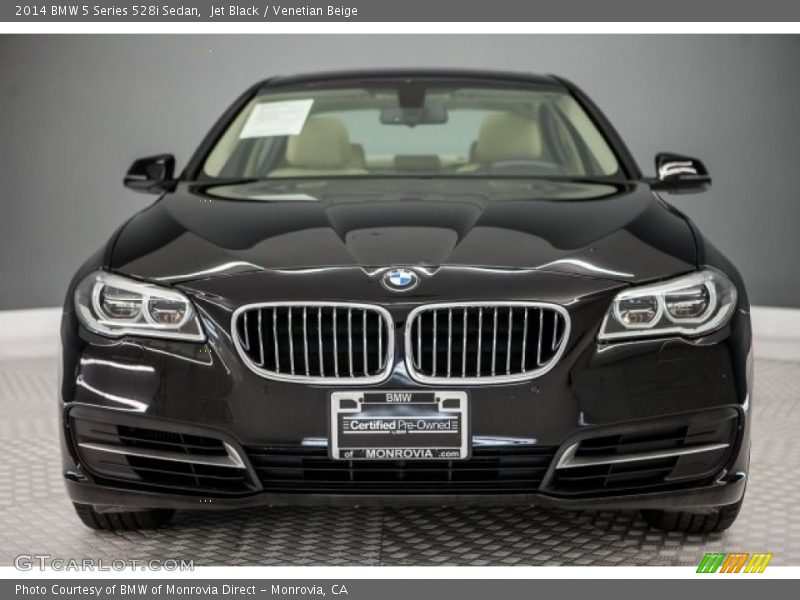 Jet Black / Venetian Beige 2014 BMW 5 Series 528i Sedan