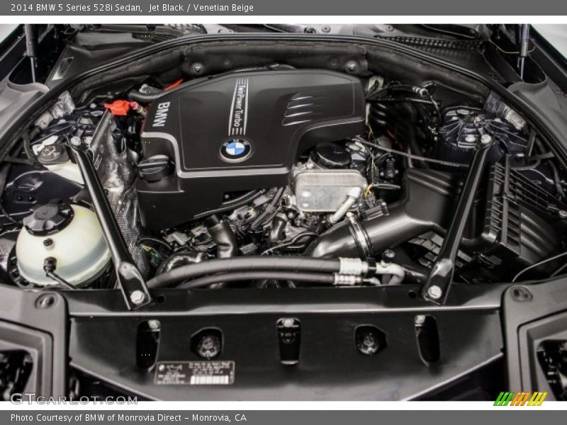 Jet Black / Venetian Beige 2014 BMW 5 Series 528i Sedan