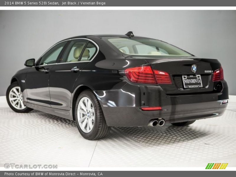 Jet Black / Venetian Beige 2014 BMW 5 Series 528i Sedan