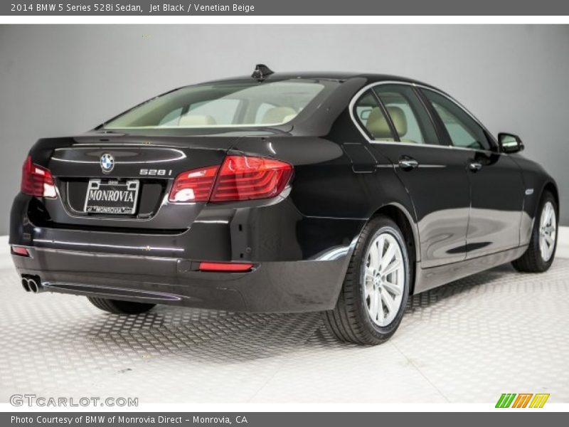 Jet Black / Venetian Beige 2014 BMW 5 Series 528i Sedan