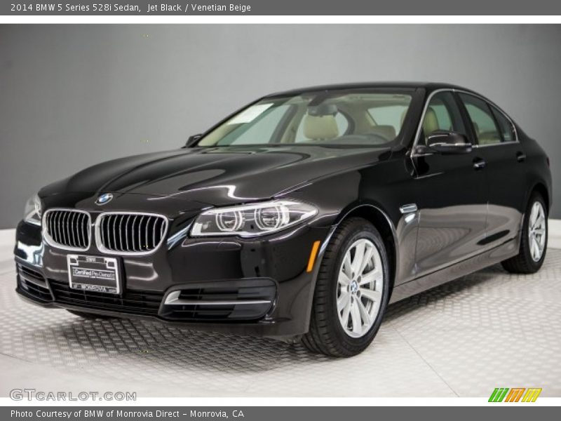 Jet Black / Venetian Beige 2014 BMW 5 Series 528i Sedan