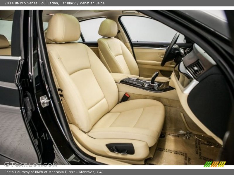 Jet Black / Venetian Beige 2014 BMW 5 Series 528i Sedan