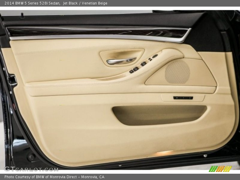 Jet Black / Venetian Beige 2014 BMW 5 Series 528i Sedan