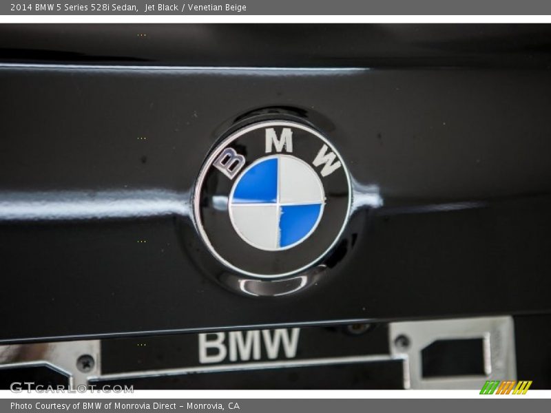 Jet Black / Venetian Beige 2014 BMW 5 Series 528i Sedan