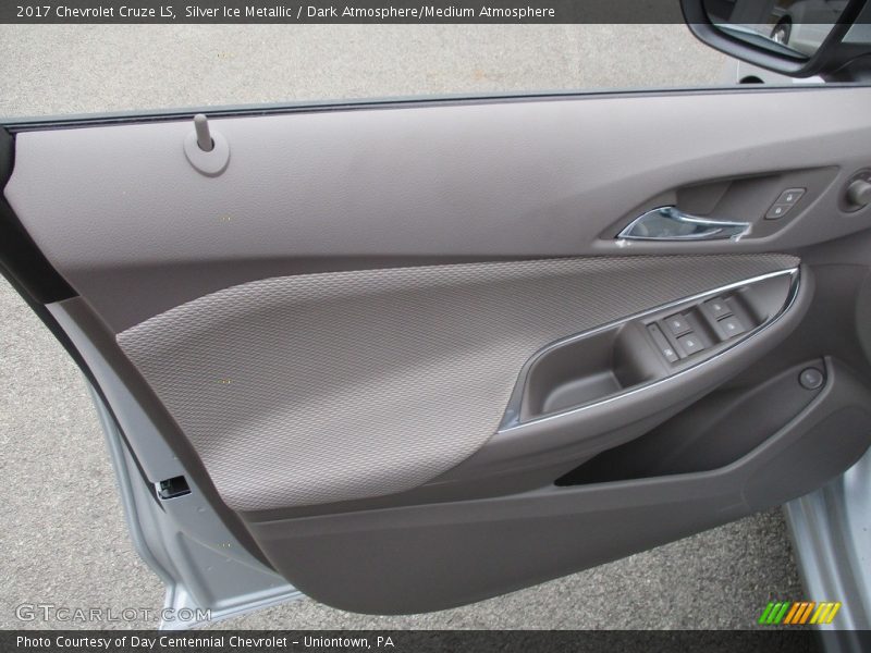 Silver Ice Metallic / Dark Atmosphere/Medium Atmosphere 2017 Chevrolet Cruze LS