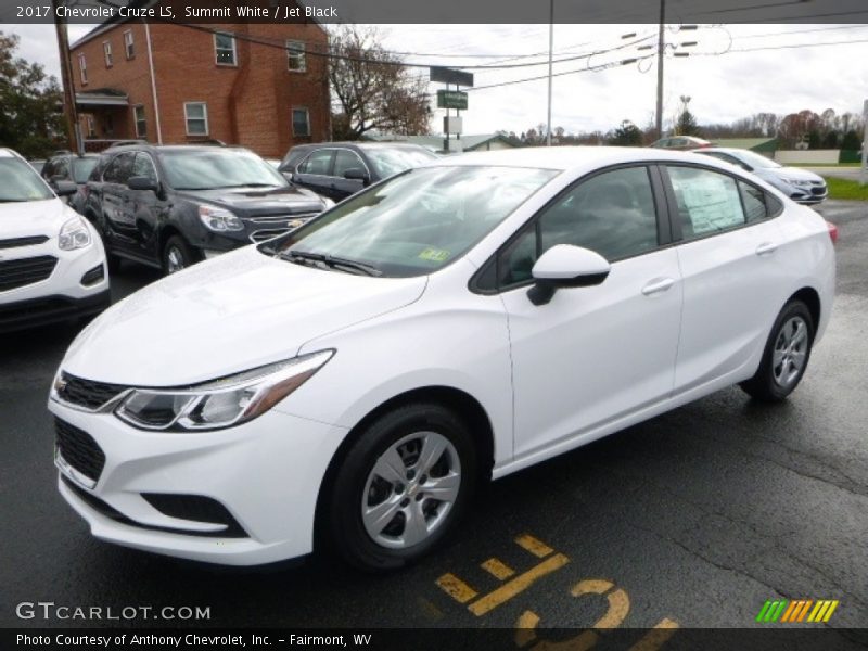 Summit White / Jet Black 2017 Chevrolet Cruze LS