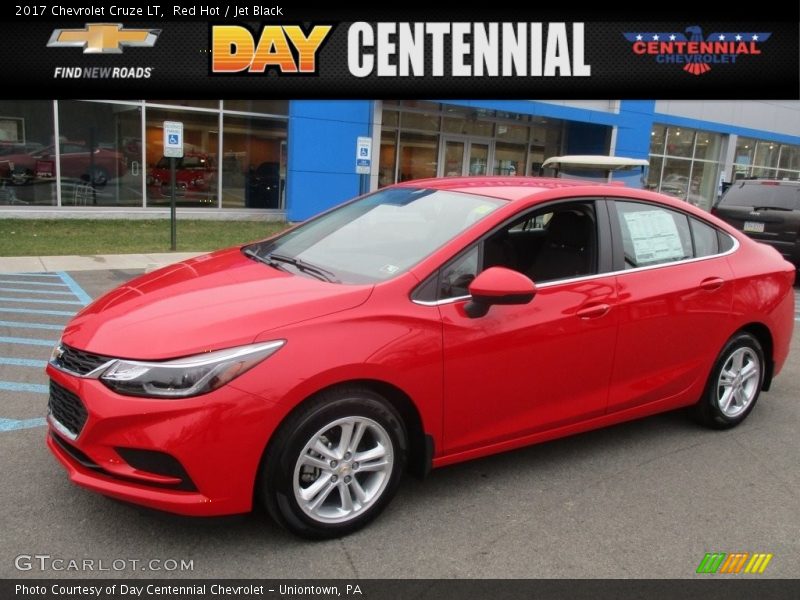 Red Hot / Jet Black 2017 Chevrolet Cruze LT