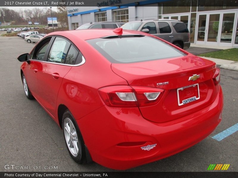 Red Hot / Jet Black 2017 Chevrolet Cruze LT