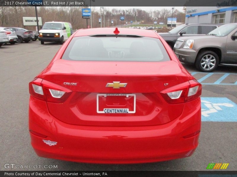 Red Hot / Jet Black 2017 Chevrolet Cruze LT