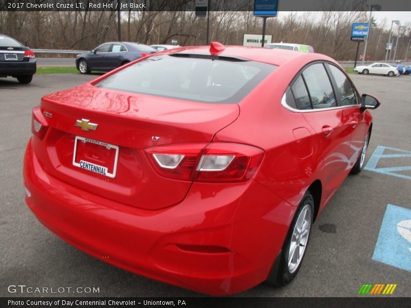Red Hot / Jet Black 2017 Chevrolet Cruze LT
