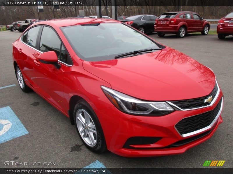 Red Hot / Jet Black 2017 Chevrolet Cruze LT