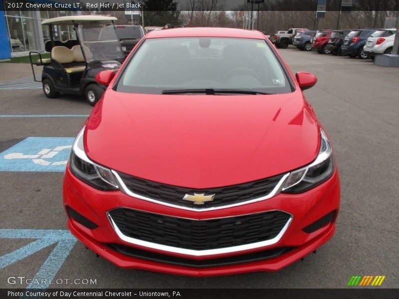 Red Hot / Jet Black 2017 Chevrolet Cruze LT