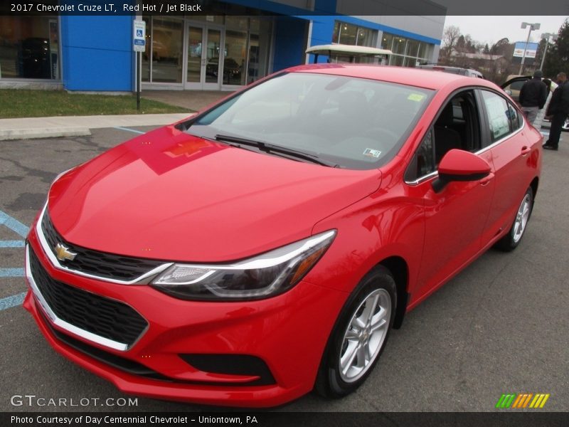 Red Hot / Jet Black 2017 Chevrolet Cruze LT