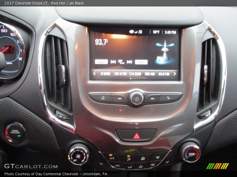 Red Hot / Jet Black 2017 Chevrolet Cruze LT