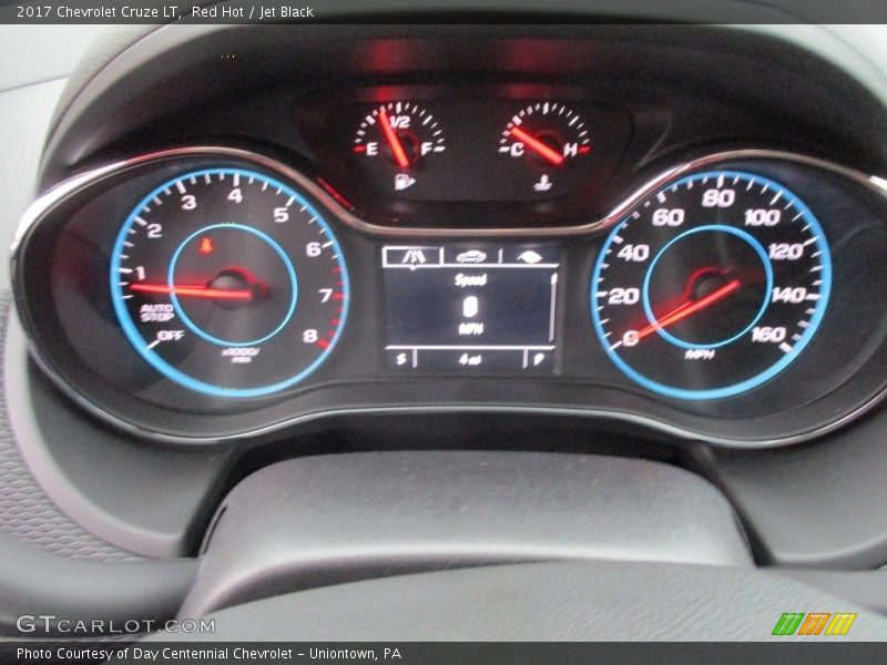 Red Hot / Jet Black 2017 Chevrolet Cruze LT