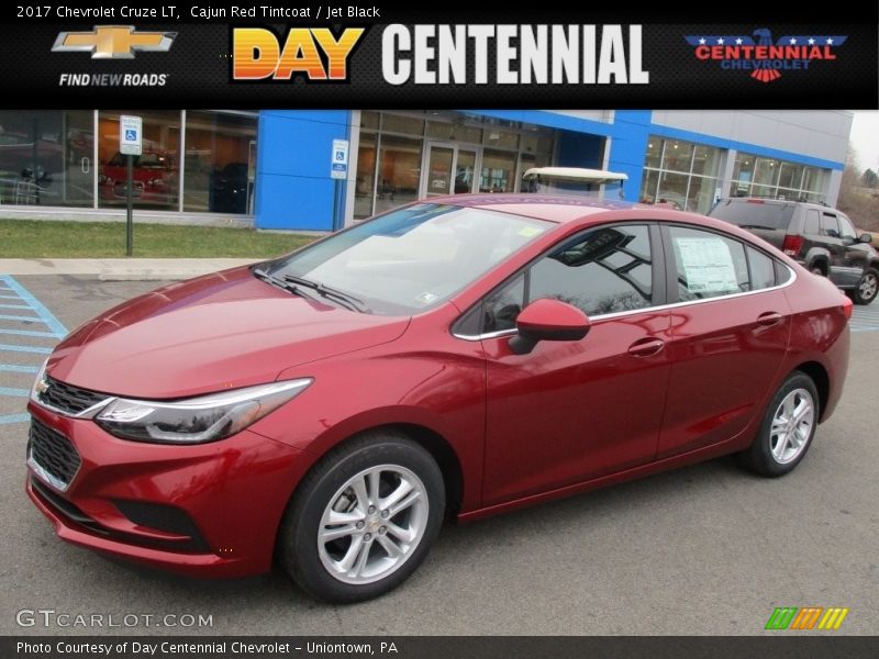 Cajun Red Tintcoat / Jet Black 2017 Chevrolet Cruze LT