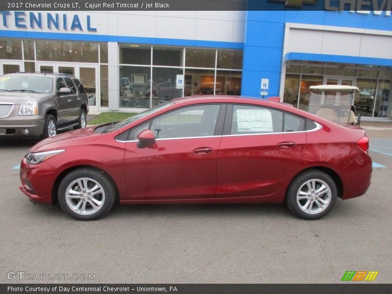 Cajun Red Tintcoat / Jet Black 2017 Chevrolet Cruze LT