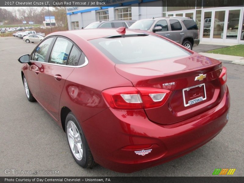 Cajun Red Tintcoat / Jet Black 2017 Chevrolet Cruze LT