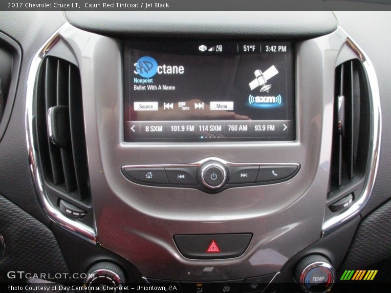 Cajun Red Tintcoat / Jet Black 2017 Chevrolet Cruze LT