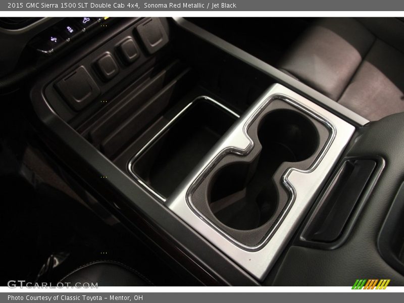 Sonoma Red Metallic / Jet Black 2015 GMC Sierra 1500 SLT Double Cab 4x4