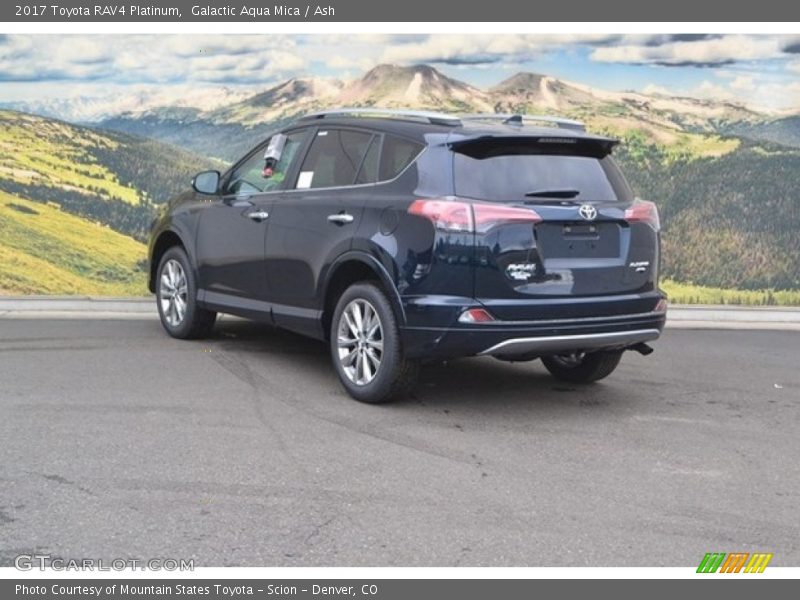 Galactic Aqua Mica / Ash 2017 Toyota RAV4 Platinum