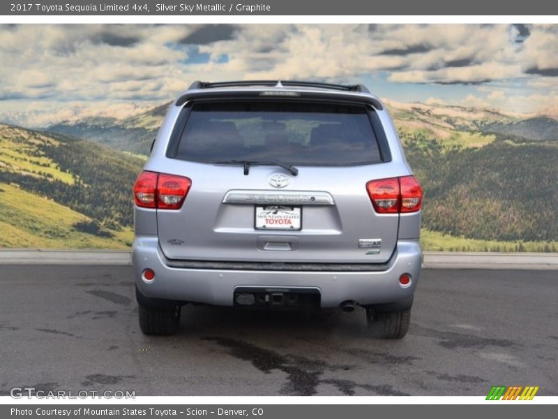 Silver Sky Metallic / Graphite 2017 Toyota Sequoia Limited 4x4