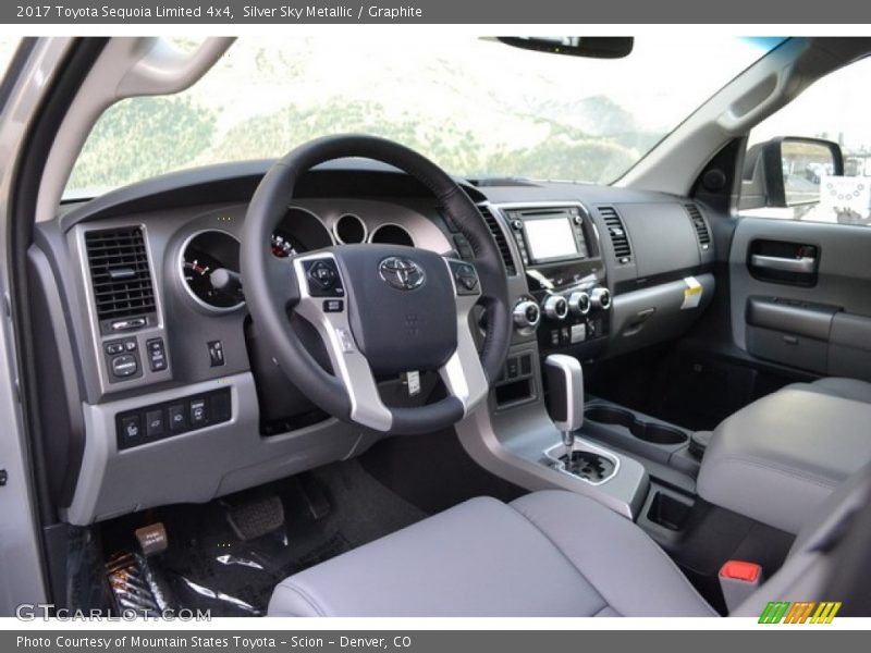  2017 Sequoia Limited 4x4 Graphite Interior