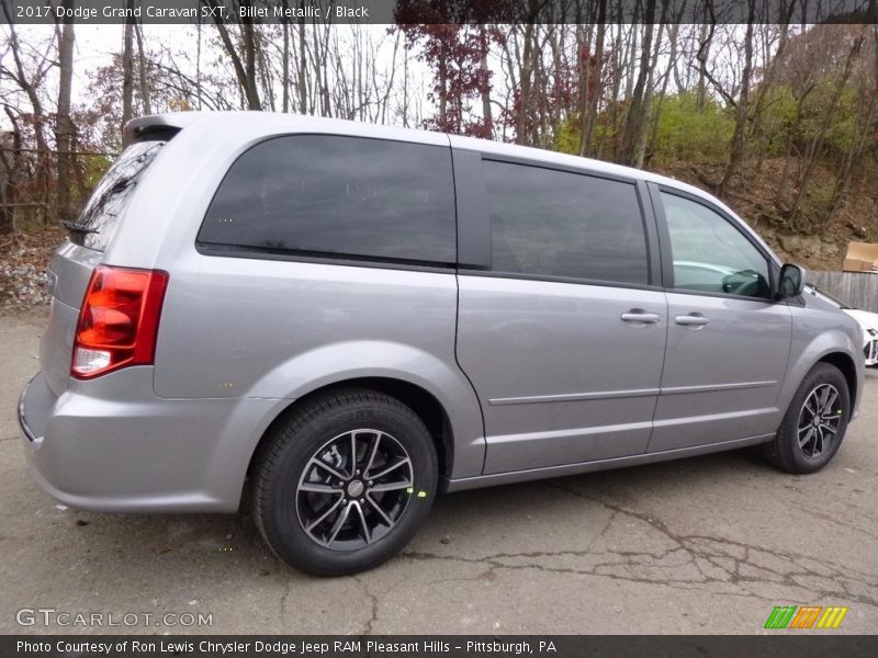 Billet Metallic / Black 2017 Dodge Grand Caravan SXT