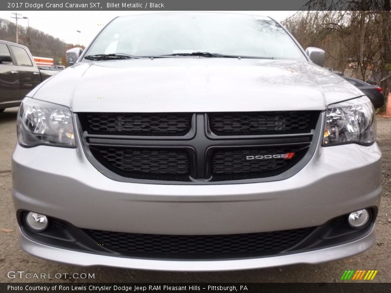 Billet Metallic / Black 2017 Dodge Grand Caravan SXT