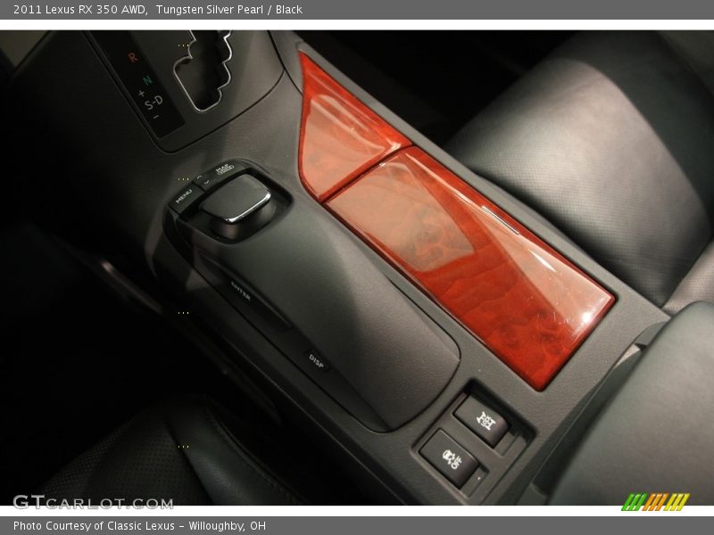 Tungsten Silver Pearl / Black 2011 Lexus RX 350 AWD