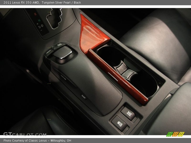 Tungsten Silver Pearl / Black 2011 Lexus RX 350 AWD
