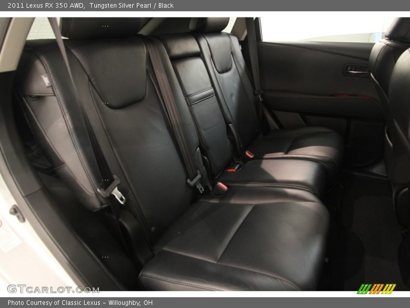 Tungsten Silver Pearl / Black 2011 Lexus RX 350 AWD