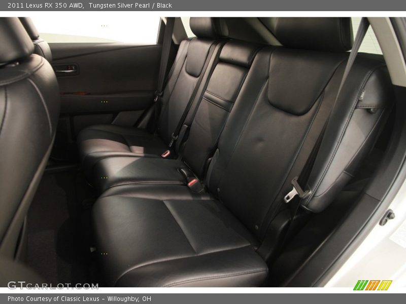 Tungsten Silver Pearl / Black 2011 Lexus RX 350 AWD