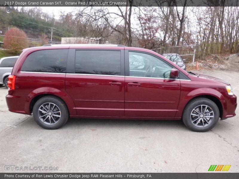 Octane Red / Black/Light Graystone 2017 Dodge Grand Caravan SXT