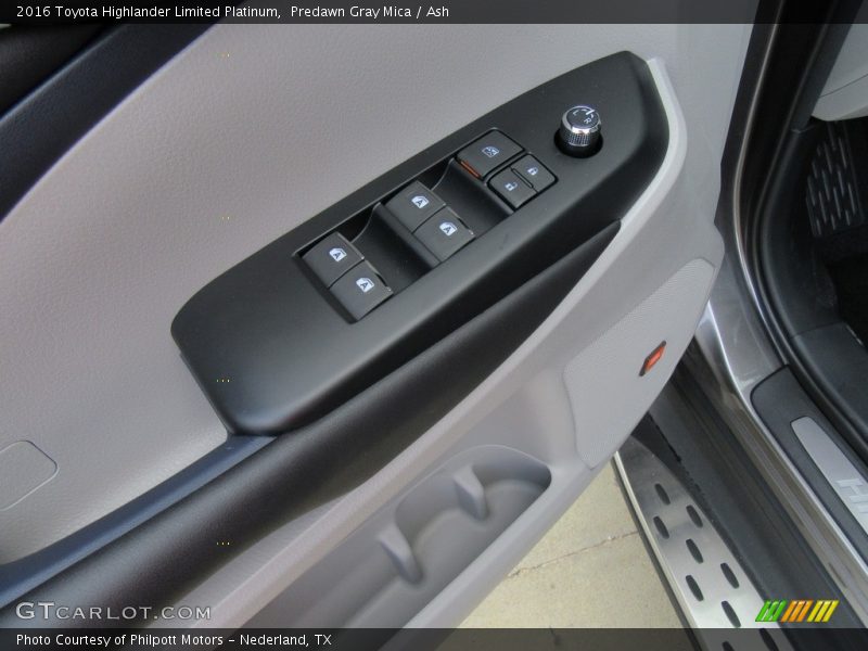 Predawn Gray Mica / Ash 2016 Toyota Highlander Limited Platinum