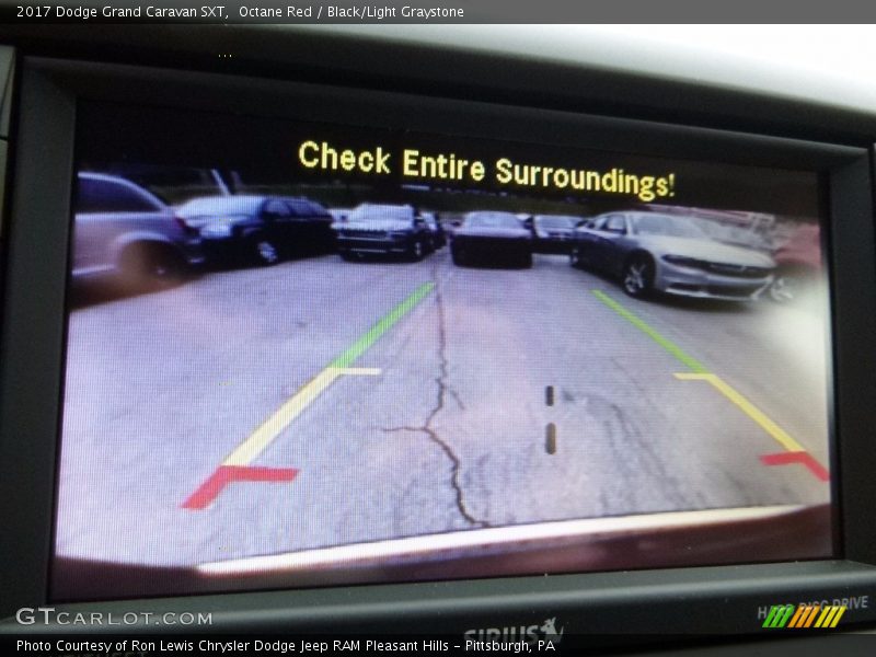 Octane Red / Black/Light Graystone 2017 Dodge Grand Caravan SXT